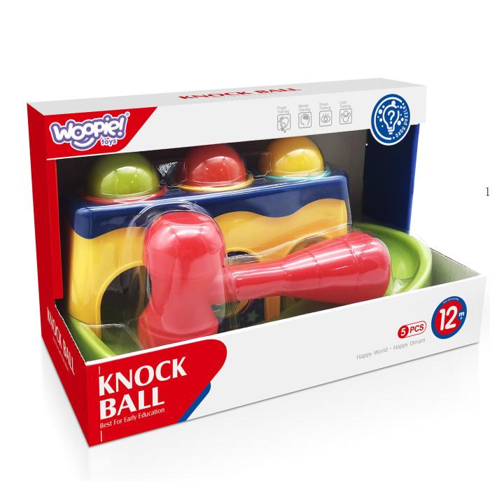 
						WOOPIE BABY Kolorowa Przebijanka Wbijanka z Młoteczkiem Montess