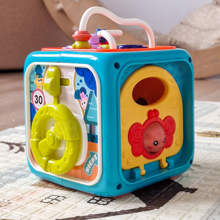 WOOPIE BABY Interaktywna Kostka Sensoryczna Edukacyjna Montessori Sort