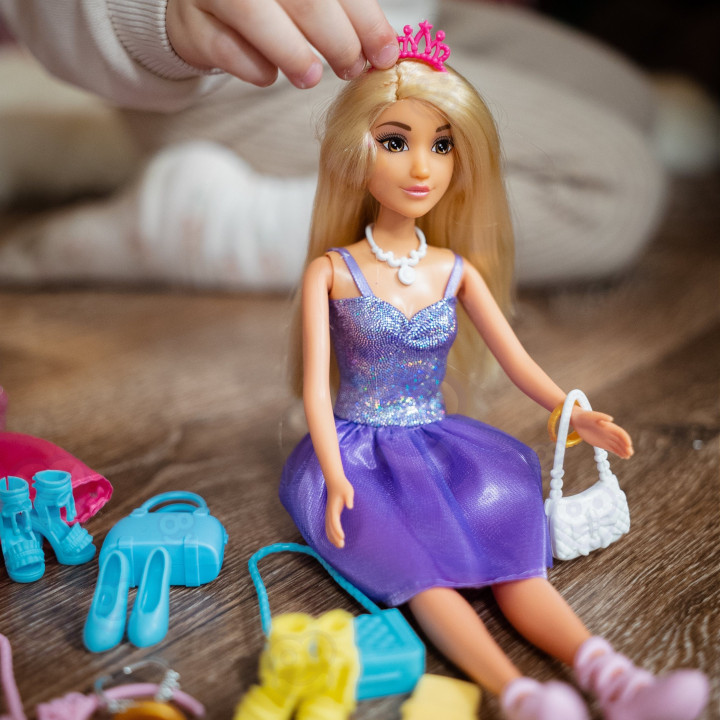 WOOPIE ROYAL Lalka Lili Modelka Stylistka Modowa z Akcesoriamii