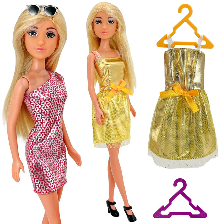 WOOPIE ROYAL Lalka Lili Modelka Stylistka Modowa z Akcesoriamii