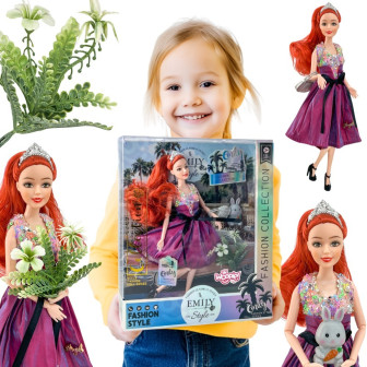 WOOPIE ROYAL Lalka Emi Style Fashion 32 cm - Stylowa Księżniczka w Róż