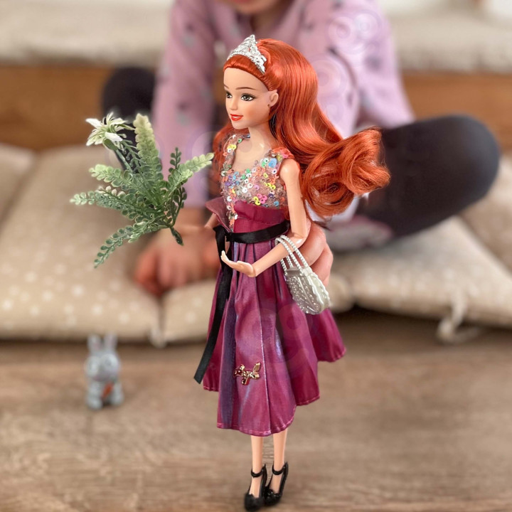 WOOPIE ROYAL Lalka Emi Style Fashion 32 cm - Stylowa Księżniczka w Róż