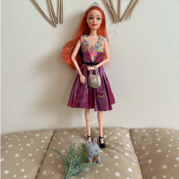 WOOPIE ROYAL Lalka Emi Style Fashion 32 cm - Stylowa Księżniczka w Róż