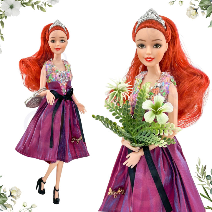 WOOPIE ROYAL Lalka Emi Style Fashion 32 cm - Stylowa Księżniczka w Róż