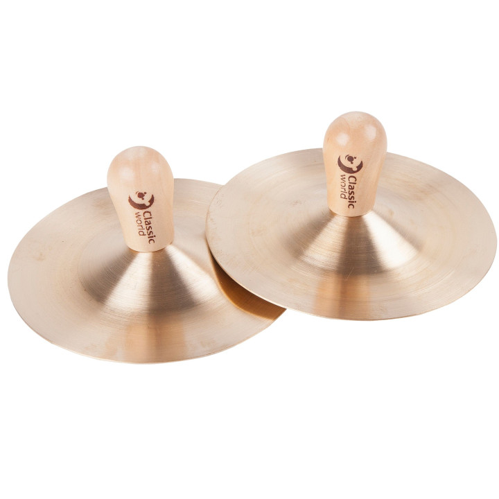 CLASSIC WORLD EDU Instrument Muzyczny Talerze Perkusyjne (15 cm) dla D