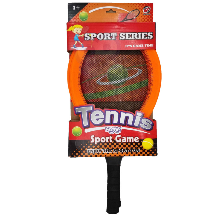 WOOPIE Duże Rakietki do Tenisa Badminton dla Dzieci Zestaw + Piłka Lot