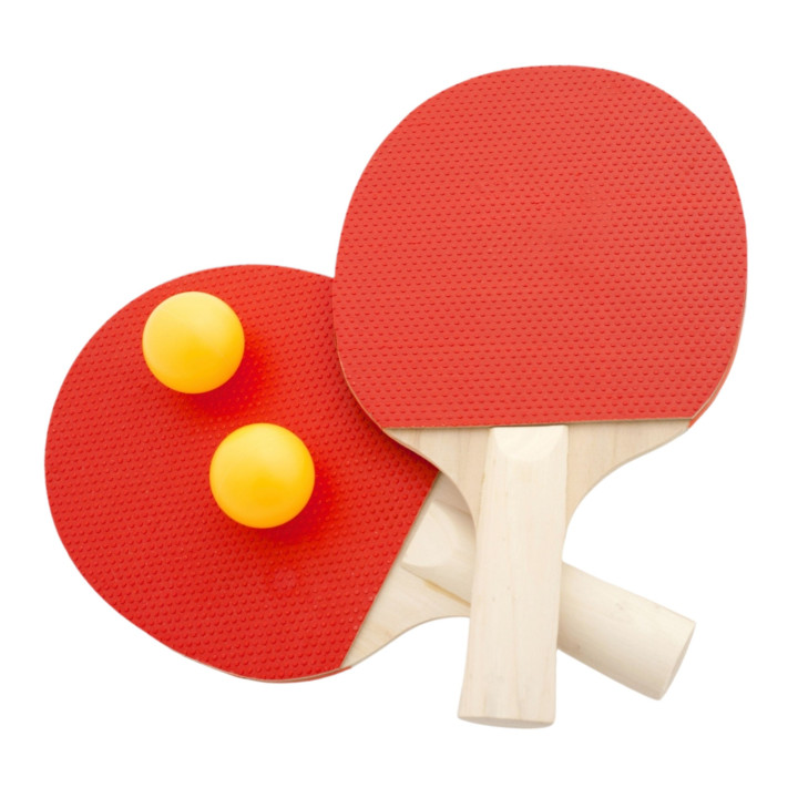 WOOPIE Paletki Rakietki Do Ping Pong Tenisa Stołowego Zestaw + 3 Piłec