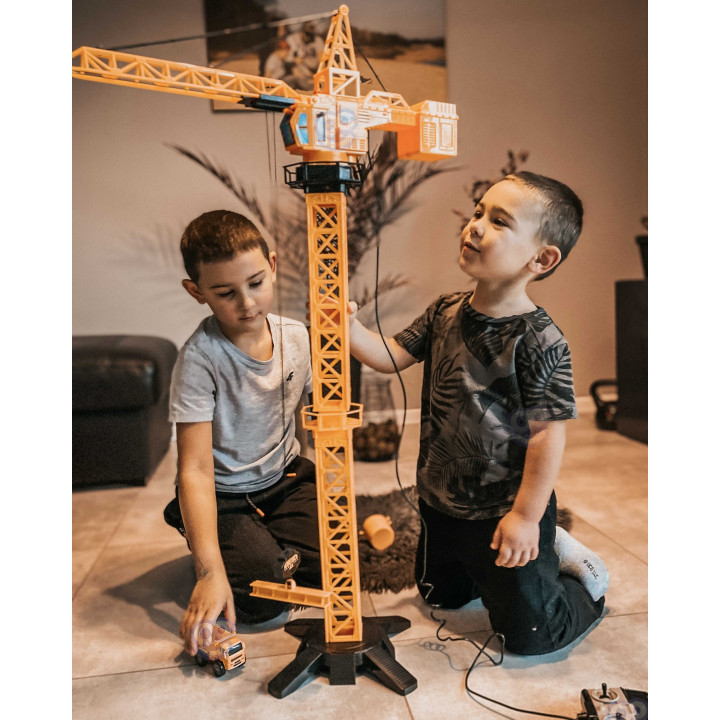 WOOPIE Dźwig Żuraw Zdalnie Sterowany 103 cm R/C Ciężarówka Koparka + 4