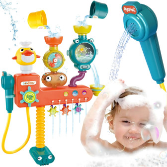 WOOPIE BABY Zabawka do Kąpieli Kranik Prysznic Fontanna Przelewowa Kac
