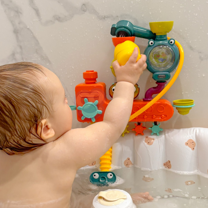 WOOPIE BABY Zabawka do Kąpieli Kranik Prysznic Fontanna Przelewowa Kac