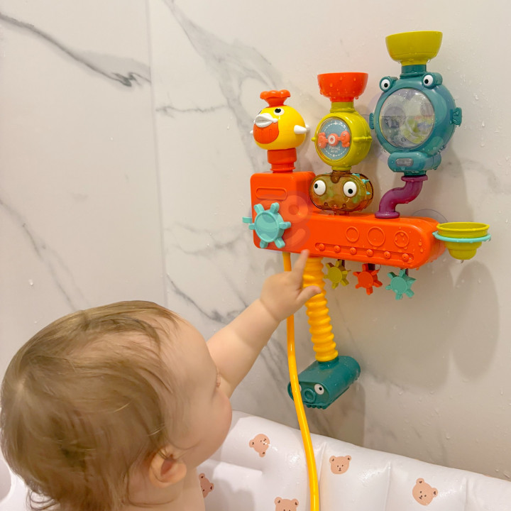 WOOPIE BABY Zabawka do Kąpieli Kranik Prysznic Fontanna Przelewowa Kac