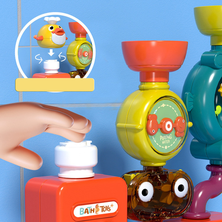 WOOPIE BABY Zabawka do Kąpieli Kranik Prysznic Fontanna Przelewowa Kac