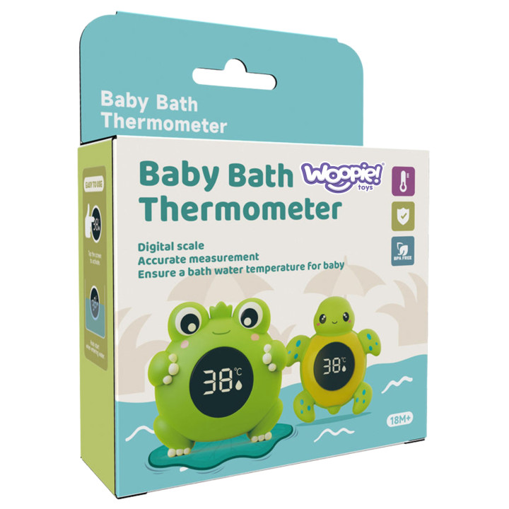 WOOPIE BABY Termometr do Kąpieli 2w1 Mierzenia Temperatury Wody i Pomi