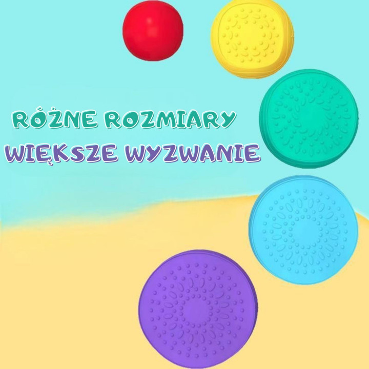WOOPIE Ścieżka Sensoryczna Kamienie Balansujące dla Dzieci Trening Rów