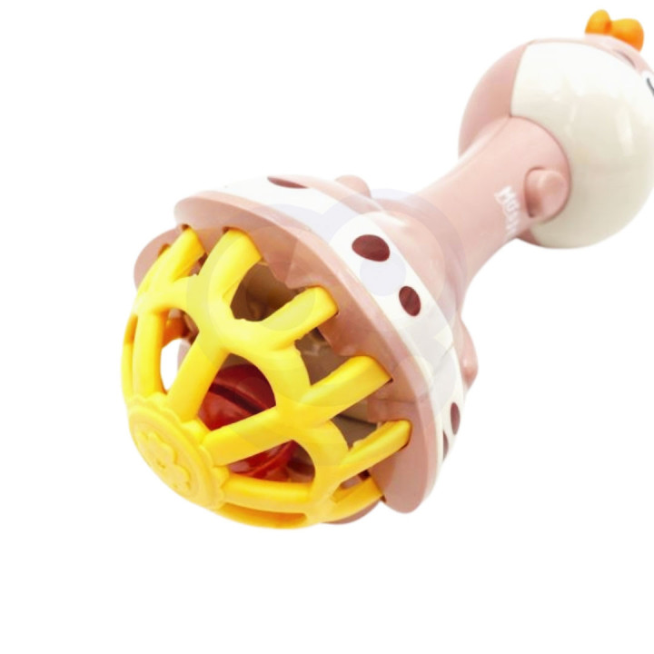 WOOPIE BABY Grzechotka Żyrafka Sensoryczna Gryzak z Muzyką Montessori 