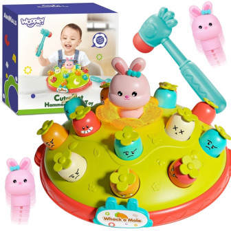 WOOPIE BABY Interaktywna Gra Zręcznościowa Wbij Marchewke Edukacyjna U