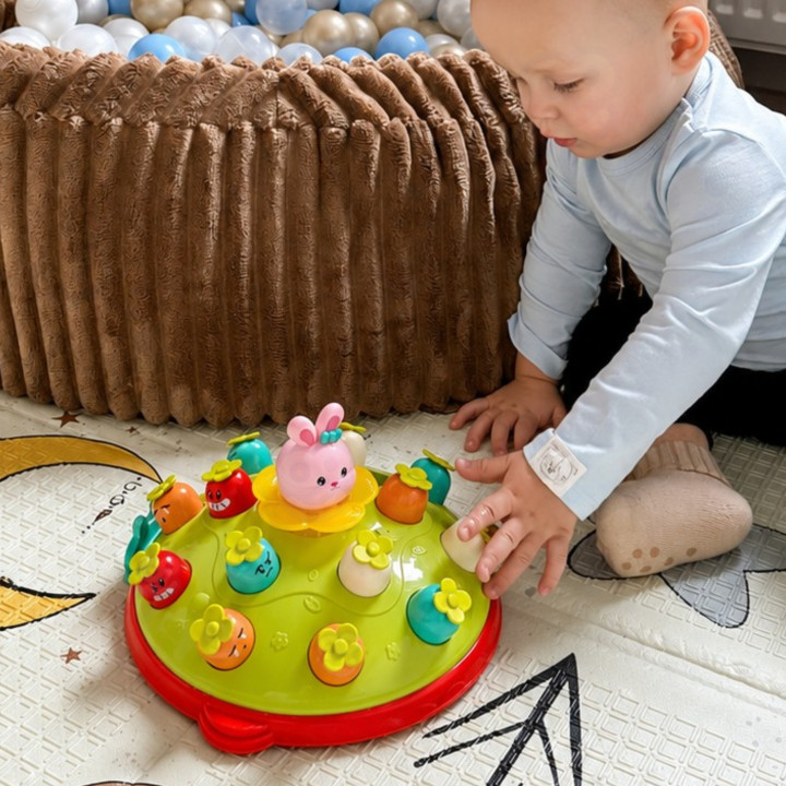 WOOPIE BABY Interaktywna Gra Zręcznościowa Wbij Marchewke Edukacyjna U