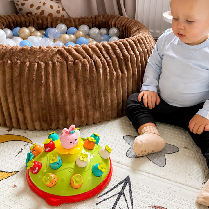 WOOPIE BABY Interaktywna Gra Zręcznościowa Wbij Marchewke Edukacyjna U