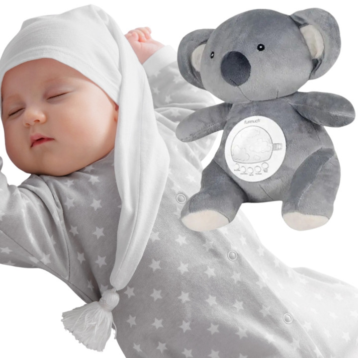 WOOPIE BABY Przytulanka Miś Polarny z Projektorem Uspokajacz 15 Melodi