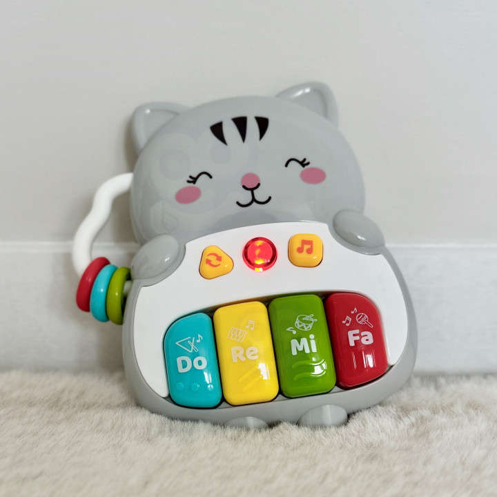 WOOPIE BABY Pianinko Interaktywne Kotek Muzyczne Organki Dźwięki Świat
