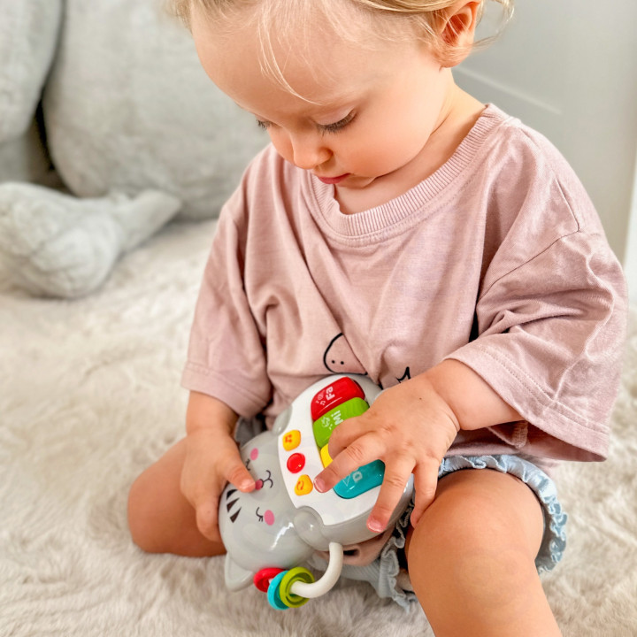 WOOPIE BABY Pianinko Interaktywne Kotek Muzyczne Organki Dźwięki Świat