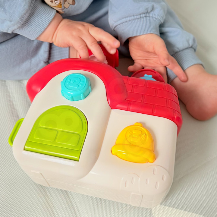 WOOPIE BABY Interaktywny Domek Pop-Up Wyskakujące Zwierzątka Zabawka M