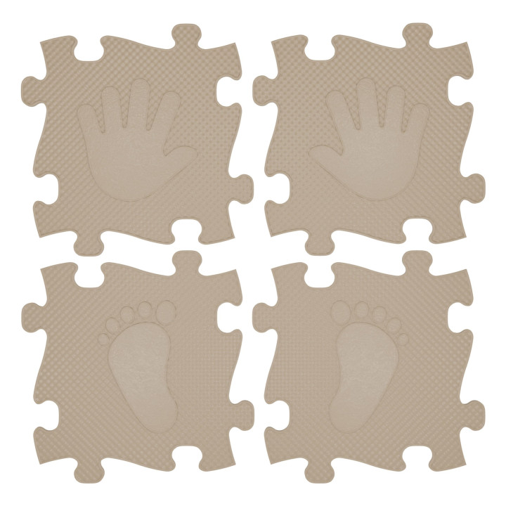 WOOPIE Mata Sensoryczna Ortopedyczna Puzzle Ręce i Nogi 16 el. - Kolor