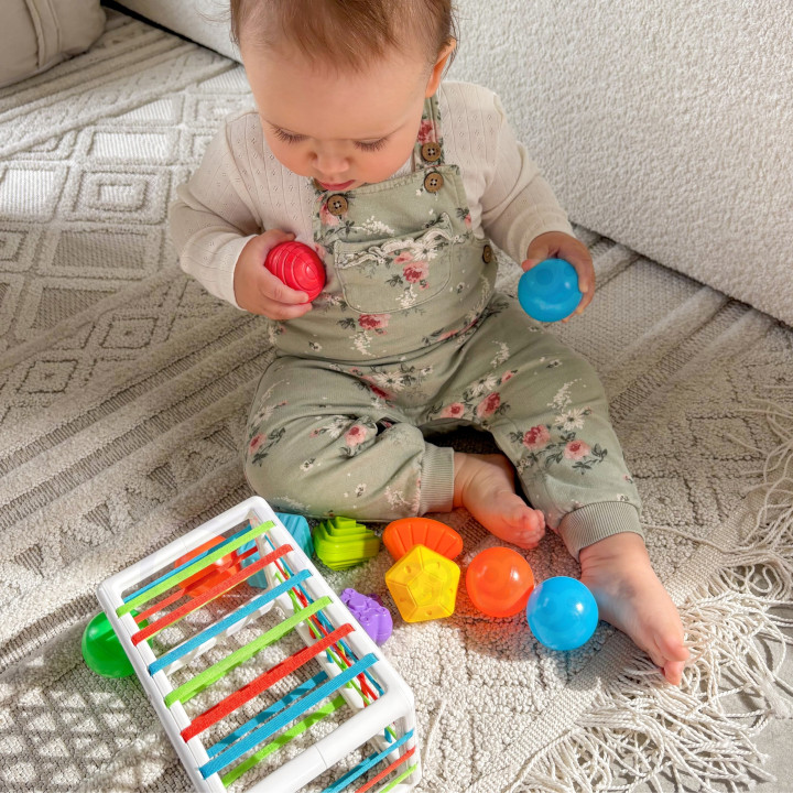 WOOPIE BABY Elastyczna Kostka Sensoryczna Sorter dla Dzieci Kolorowe K