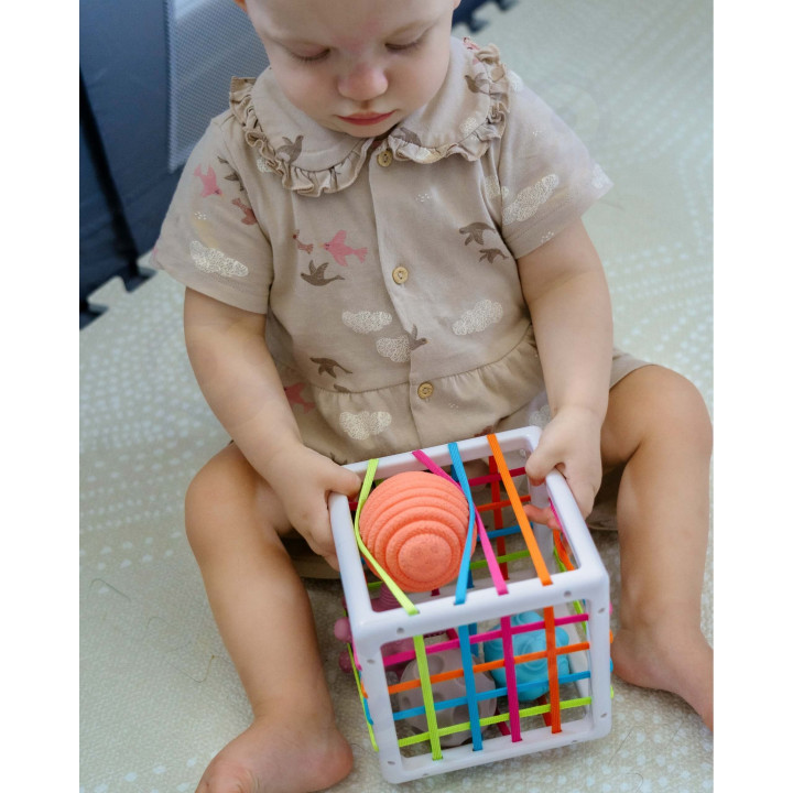 WOOPIE BABY Elastyczna Kostka Sensoryczna Sorter dla Dzieci Zwariowane