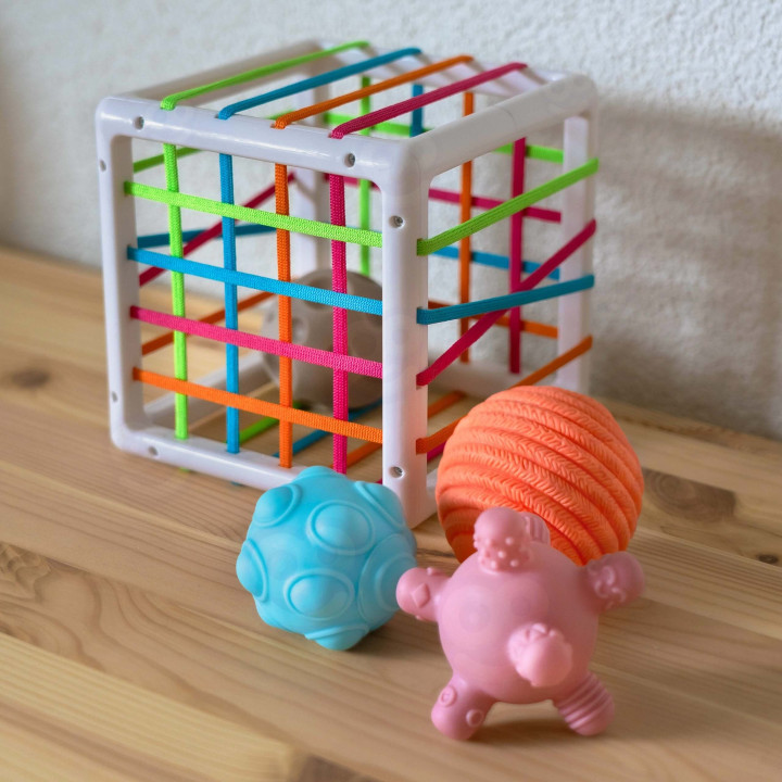 WOOPIE BABY Elastyczna Kostka Sensoryczna Sorter dla Dzieci Zwariowane