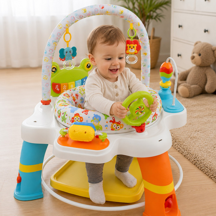 WOOPIE BABY Siedzisko Obrotowe Interaktywne Centrum Aktywności 12m+