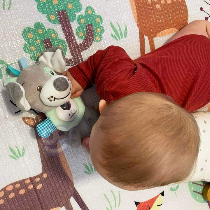 WOOPIE BABY Interaktywny Pluszak Przytulanka dla Niemowląt Światło Dźw