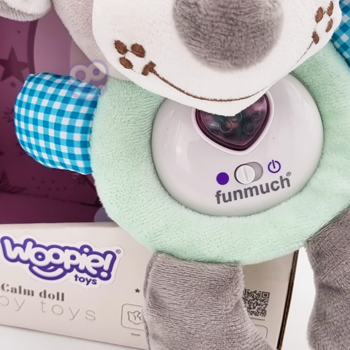 WOOPIE BABY Interaktywny Pluszak Przytulanka dla Niemowląt Światło Dźw