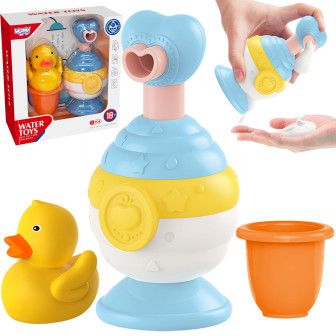 WOOPIE BABY Zabawki do Kąpieli Kubeczek + Kaczuszka + Dozownik Mydła Z