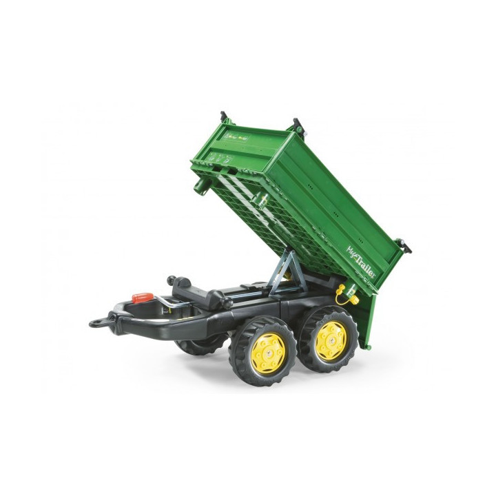 Rolly Toys Przyczepa wywrotka RollyMega Trailer Zielona