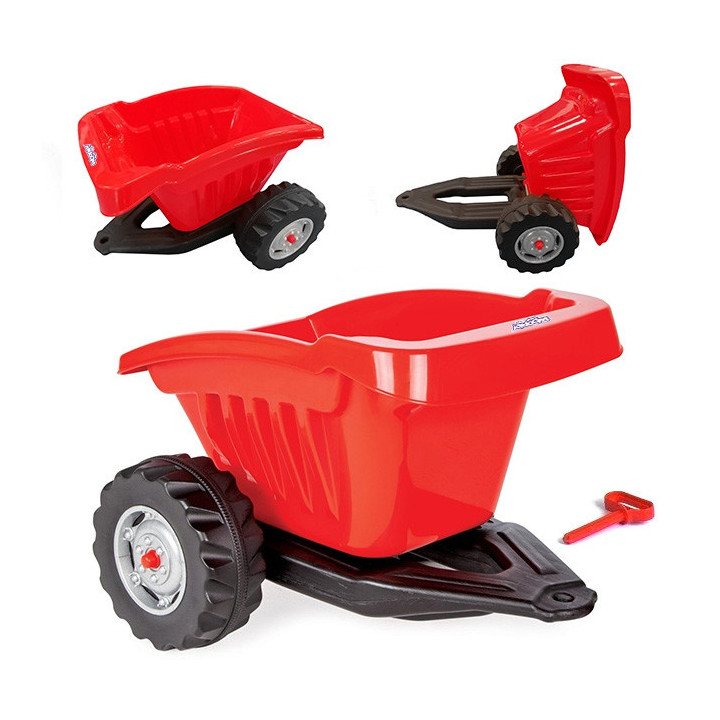 WOOPIE Przyczepka Wywrotka ACTIVE TRAILER Czerwona 35 kg
