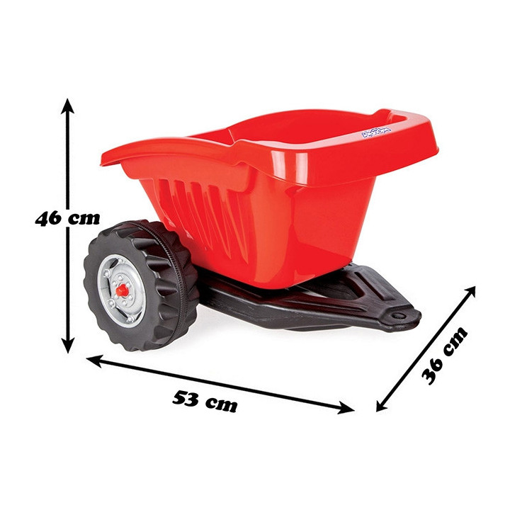 WOOPIE Przyczepka Wywrotka ACTIVE TRAILER Czerwona 35 kg