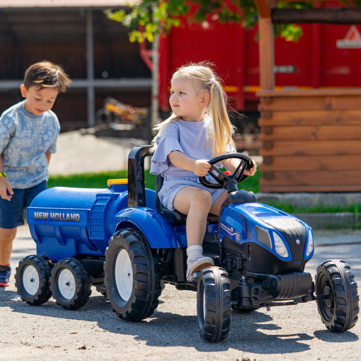 FALK Przyczepa Cysterna Beczkowóz z Kranem New Holland Niebieska 3-7 L