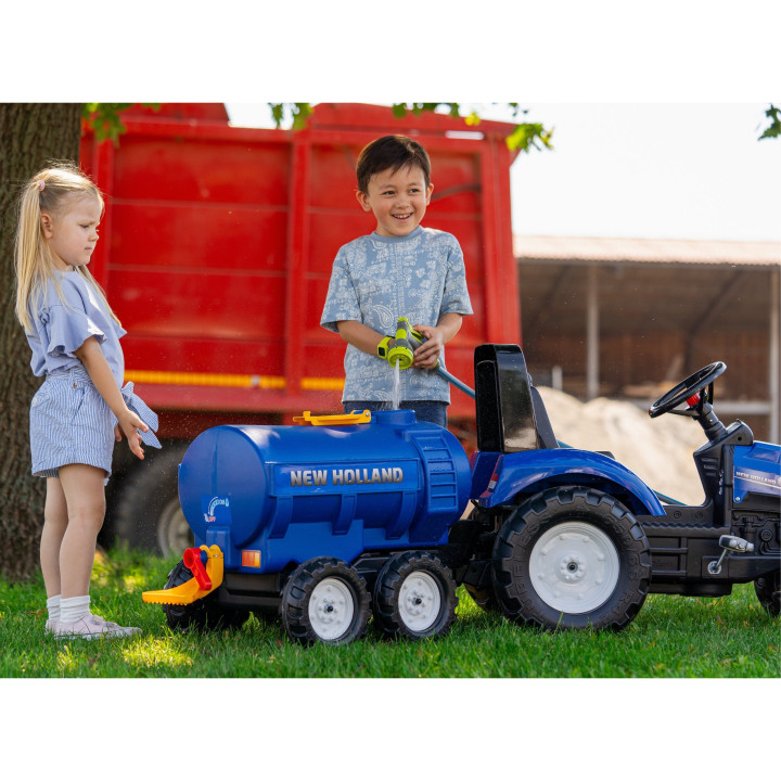 FALK Przyczepa Cysterna Beczkowóz z Kranem New Holland Niebieska 3-7 L