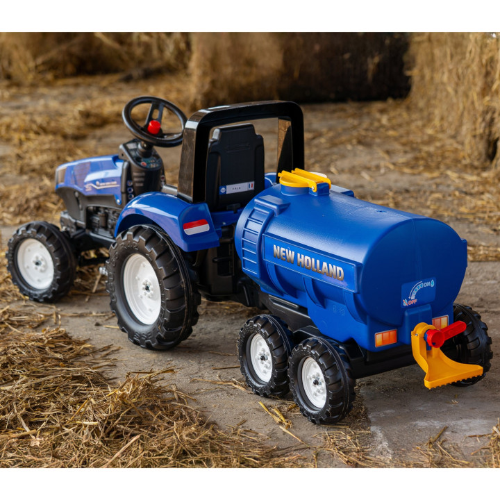 FALK Przyczepa Cysterna Beczkowóz z Kranem New Holland Niebieska 3-7 L