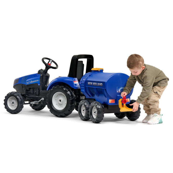 FALK Przyczepa Cysterna Beczkowóz z Kranem New Holland Niebieska 3-7 L