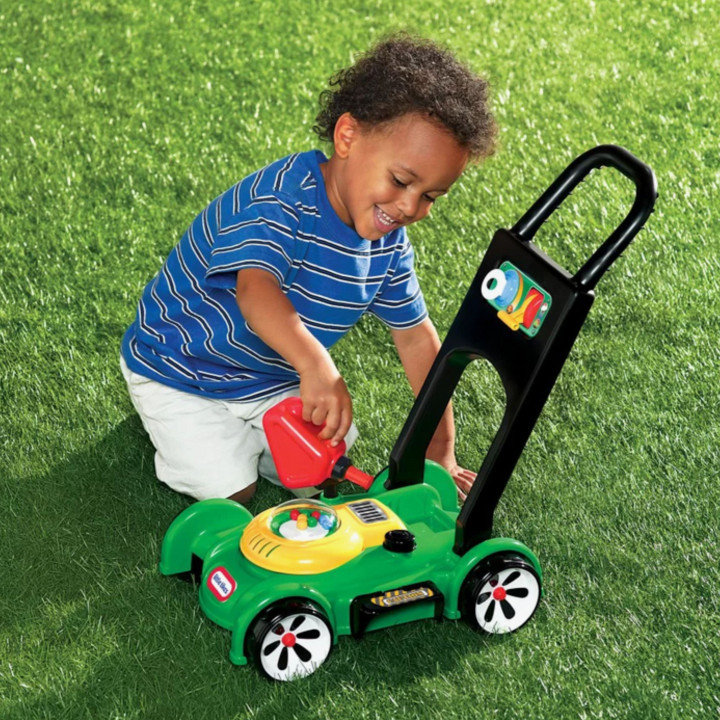 Kosiarka Little Tikes dla dzieci Interaktywna Pchacz Zabawka Ogródowa